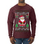 Is That A Candy Cane In Your Pocket Naughty Santa, Ugly Christmas Sweater Unisex Mens Long Sleeve Shirt
