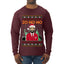 Zo Ho Ho Zohran Mamdani NYC, Ugly Christmas Sweater Unisex Mens Long Sleeve Shirt