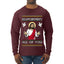 Disappointments All Of You Jesus, Ugly Christmas Sweater Unisex Mens Long Sleeve Shirt