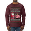 Oh Snap, No Milk And Cookies, They Took my Stamps, Ugly Christmas Sweater Unisex Mens Long Sleeve Shirt