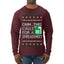 Oh... This Calls for A Spreadsheet, Ugly Christmas Sweater Unisex Mens Long Sleeve Shirt