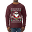 Santa Says 6 7 Meme, Ugly Christmas Sweater Unisex Mens Long Sleeve Shirt