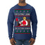 I'm Eating Junk and Watching Rubbish 90s Movie Ice Cream Ugly Christmas Sweater Mens Long Sleeve Shirt