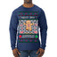 Not My Gumdrop Buttons Funny Classic Movie Quote Ugly Christmas Sweater Mens Long Sleeve Shirt