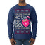 You Can Take Me Hot to Go, Hot Cocoa Viral Song Pop Music Ugly Christmas Sweater Mens Long Sleeve Shirt