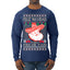 Feliz Navidad Puro Pinche Pari Funny Spanish Song Ugly Christmas Sweater Mens Long Sleeve Shirt