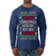 First Christmas With My Hot New Husband Classic Newlywed Ugly Christmas Sweater Mens Long Sleeve Shirt