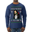Llega Navidad Y Yo Sin Ti Christmas Is Coming Marco Ugly Christmas Sweater Mens Long Sleeve Shirt