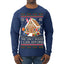 The Only House I Can Afford Funny Millennial Meme Ugly Christmas Sweater Mens Long Sleeve Shirt