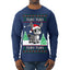 Tuki Tuki Tuki Funny Spanish Music Lyrics Ugly Christmas Sweater Mens Long Sleeve Shirt