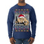 Come Out to the Coast Have a Few Laughs Die Hard McClane Ugly Christmas Sweater Mens Long Sleeve Shirt