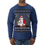 Santa Claus In My Christmas Era Xmas Ugly Christmas Sweater Mens Long Sleeve Shirt