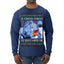 A Choo Choo I've Always Wanted One Winter Warlock Movie Ugly Christmas Sweater Mens Long Sleeve Shirt