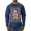 Out Here Looking Like a Snack Cute Xmas Cookie Ugly Christmas Sweater Mens Long Sleeve Shirt