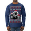 Tis the Season For Justice Harambe Peanut Fred Raccoon Ugly Christmas Sweater Mens Long Sleeve Shirt