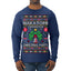 Nakatomi Corporation Christmas Party 1988 Plaza Logo, Classic Die Hard McClane 80s Xmas Movie Quote Ugly Christmas Sweater Mens Long Sleeve Shirt