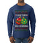 Big and Bobbing, Funny Ugly Christmas Sweater Unisex Mens Long Sleeve Shirt