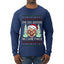 So Good He Came Twice, Ugly Christmas Sweater Unisex Mens Long Sleeve Shirt