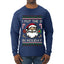 I Put The D In Holiday, Ugly Christmas Sweater Unisex Mens Long Sleeve Shirt