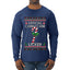 Official Candy Cane Licker, Ugly Christmas Sweater Unisex Unisex Mens Long Sleeve Shirt