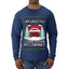 Come Down my Chimney Ugly Christmas Sweater Unisex Unisex Mens Long Sleeve Shirt
