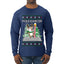 Pole Dancer, Ugly Christmas Sweater Unisex Mens Long Sleeve Shirt