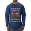 He Likes My Big Bulbs, Ugly Christmas Sweater Unisex Mens Long Sleeve Shirt
