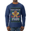 Puro Pinche Pari, Ugly Christmas Sweater Unisex Mens Long Sleeve Shirt