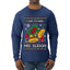 I Like To Ride His Sleigh, Ugly Christmas Sweater Unisex Mens Long Sleeve Shirt