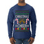 Christmas Cheer, Ugly Christmas Sweater Unisex Mens Long Sleeve Shirt