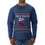 Nice Rack, Ugly Christmas Sweater Unisex Mens Long Sleeve Shirt