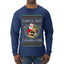 Santa Got Coldplayed, Ugly Christmas Sweater Unisex Mens Long Sleeve Shirt