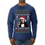 I Made Santa An Offer He Couldn't Refuse Mafia Don, Ugly Christmas Sweater Unisex Mens Long Sleeve Shirt