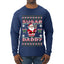 Sugar Daddy Santa, Ugly Christmas Sweater Unisex Mens Long Sleeve Shirt