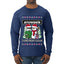 Snowasis English Rock Band Parody, Ugly Christmas Sweater Unisex Mens Long Sleeve Shirt