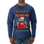 Zo Ho Ho Zohran Mamdani NYC, Ugly Christmas Sweater Unisex Mens Long Sleeve Shirt