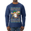 Litters Full Cat, Ugly Christmas Sweater Unisex Mens Long Sleeve Shirt