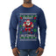 Merry Blitzmas, Football Christmas Sweater Design, Ugly Christmas Sweater Unisex Mens Long Sleeve Shirt