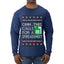 Oh... This Calls for A Spreadsheet, Ugly Christmas Sweater Unisex Mens Long Sleeve Shirt