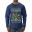From The Windows To The Walls I'm About To Deck These Halls, Ugly Christmas Sweater Unisex Mens Long Sleeve Shirt