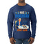 Make Hanukkah Great Again, Ugly Christmas Sweater Unisex Mens Long Sleeve Shirt