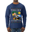 Miss Me Yet? President USA Design, Ugly Christmas Sweater Unisex Mens Long Sleeve Shirt