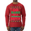 Die Hard is a Christmas Movie Classic, McClane Hans Nakatomi Plaza Xmas Party Holiday Movies Ugly Christmas Sweater Mens Long Sleeve Shirt