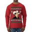 Ya Llegaron Las Nieves De Enero Chalino January Snow Ugly Christmas Sweater Mens Long Sleeve Shirt