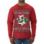 Out Here Looking Like a Snack Funny Cute Christmas Cookie Ugly Christmas Sweater Mens Long Sleeve Shirt