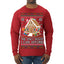 The Only House I Can Afford Funny Millennial Meme Ugly Christmas Sweater Mens Long Sleeve Shirt