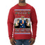 Doge F Around and Find Out Donald Trump Elon Vivek MAGA Ugly Christmas Sweater Mens Long Sleeve Shirt