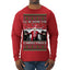 I'll Be Home for Christmas | Funny Santa Clause President Donald Trump White House Holiday Xmas Sweaters, MAGA Ugly Christmas Sweater Mens Long Sleeve Shirt