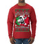 Jing a Di Jing Dominick the Italian Christmas Donkey Ugly Christmas Sweater Mens Long Sleeve Shirt