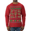 Tis' The Season To Be Naughty Unisex Ugly Christmas Sweater Mens Long Sleeve Shirt